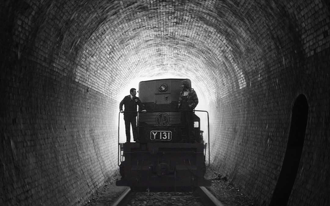 Train Returns to Cheviot Tunnel